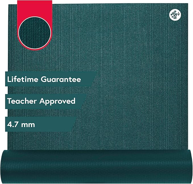 Manduka PROlite Yoga Mat 71" - 4.7mm | Lifetime Durability | Hygienic Construction | Teacher Approved | 71 x 24 inches | Elderberry