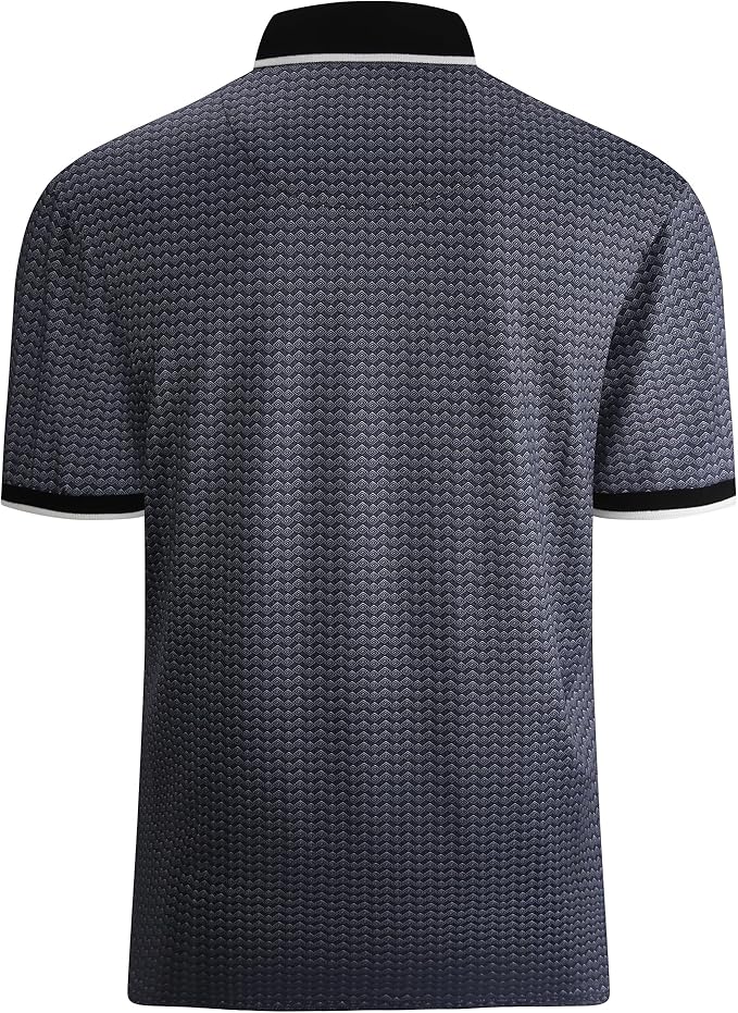 Alex Vando Mens Polo Shirts Short Sleeve Regular Fit Fashion Designed Shirt