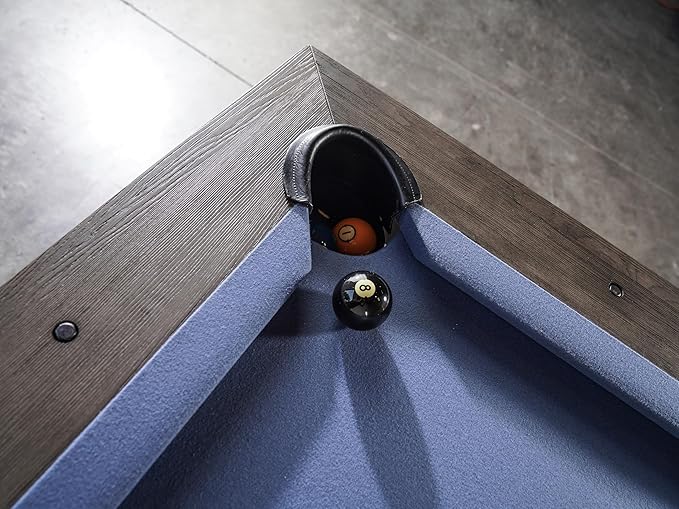 Nixon Billiards - Kemp Slate Billiard Pool Table - Grayson Gray/Weathered Slate - 7ft and 8ft
