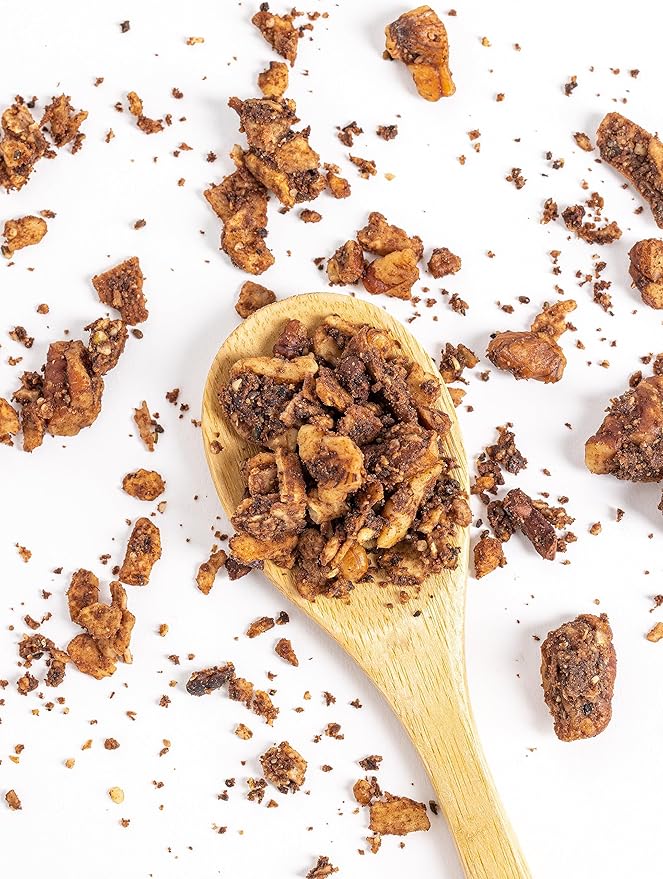 Struesli - Cacao + Coffee Granola Redefined | No Added Sweeteners, No Grains | Keto & Paleo Friendly | Gluten-Free, Grain-Free | Healthy Adult Snack | High-Fiber, Nutrient-Rich, Satisfying Crunch