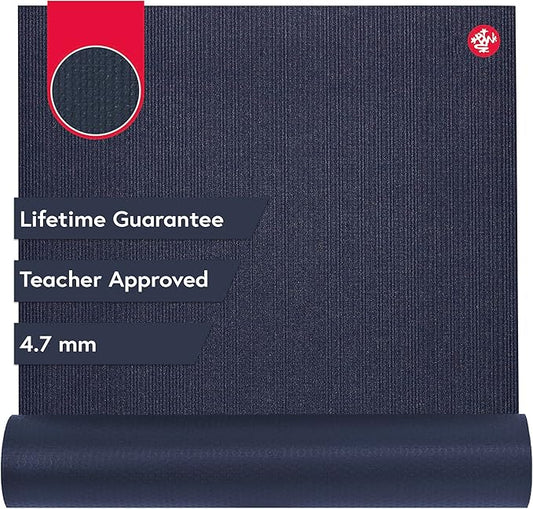 Manduka PROlite Yoga Mat 71" - 4.7mm | Lifetime Durability | Hygienic Construction | Teacher Approved | 71 x 24 inches | Elderberry
