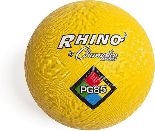 Champion Sports Playground Balls – Single Balls & Sets, Multiple Colors, Durable Nylon-Wound Construction for Kickball & Indoor/Outdoor Play