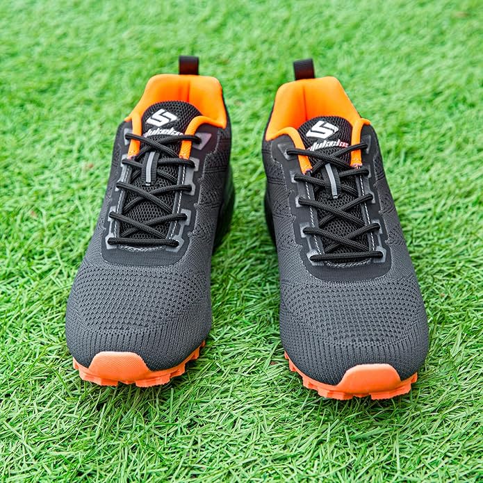 Men's Trail Running Shoes Lightweight Breathable Walking Hiking Sneakers Outdoor Athletic Tennis Cross Training Shoes