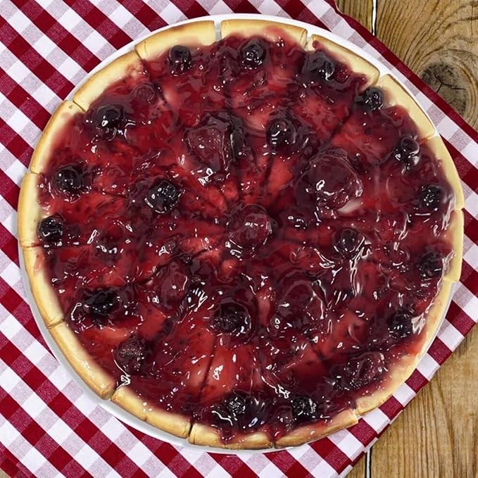 Andy Anand Sugar Free Wild Berry Cheesecake 9" | Diabetic Friendly, Fresh California Cream Cheese, Handmade, No Preservatives Cheesecake | Deliciously Tangy Strawberry Blueberry Raspberry (2.8 Pounds)