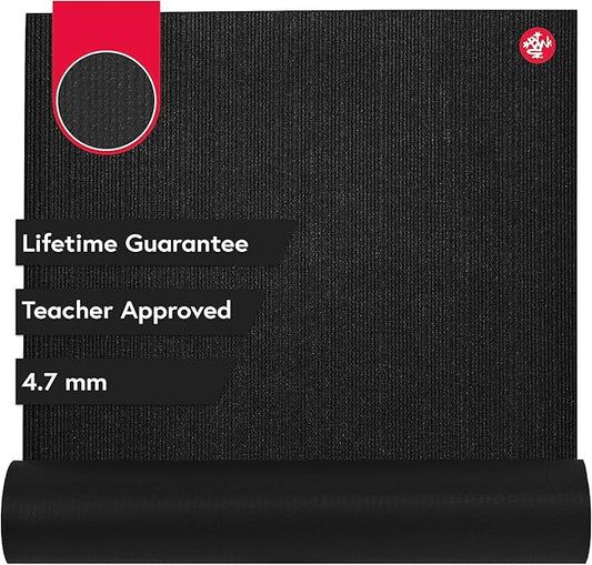 Manduka PROlite Yoga Mat 71" - 4.7mm | Lifetime Durability | Hygienic Construction | Teacher Approved | 71 x 24 inches | Elderberry
