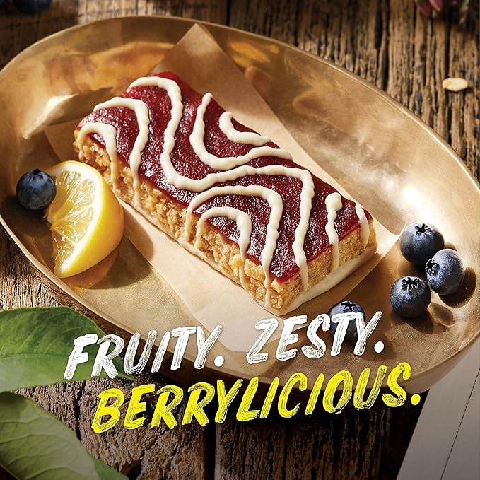 LUNA Bar - Mash-Ups LemonZest + Blueberry Flavor - Snack Bars - Non-GMO - Gluten-Free Protein Bars - Made with Organic Oats (15 Pack)