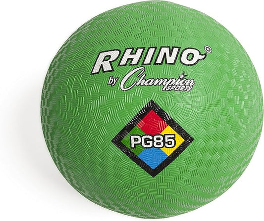 Champion Sports Playground Balls – Single Balls & Sets, Multiple Colors, Durable Nylon-Wound Construction for Kickball & Indoor/Outdoor Play