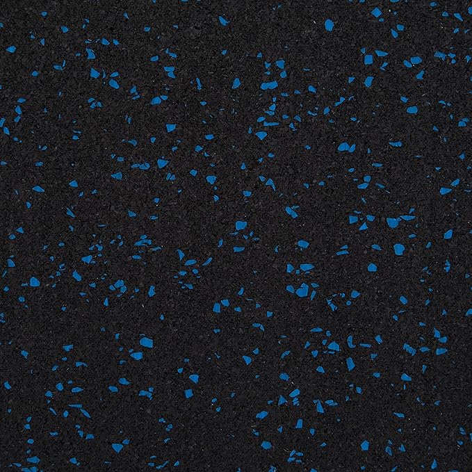 IncStores Impact Foam Rubber Floor Tiles, Interlocking Home Gym Floor Matts for Weight & Workout Equipment Room Padding, 2'x2' Tiles