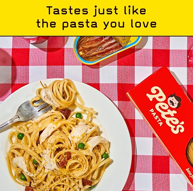 17g High Protein Linguine Pasta | 7g Low Carb Keto Pasta | Healthy, Italian Pasta From Italy | 3-Pack, 8oz - Pete's Pasta
