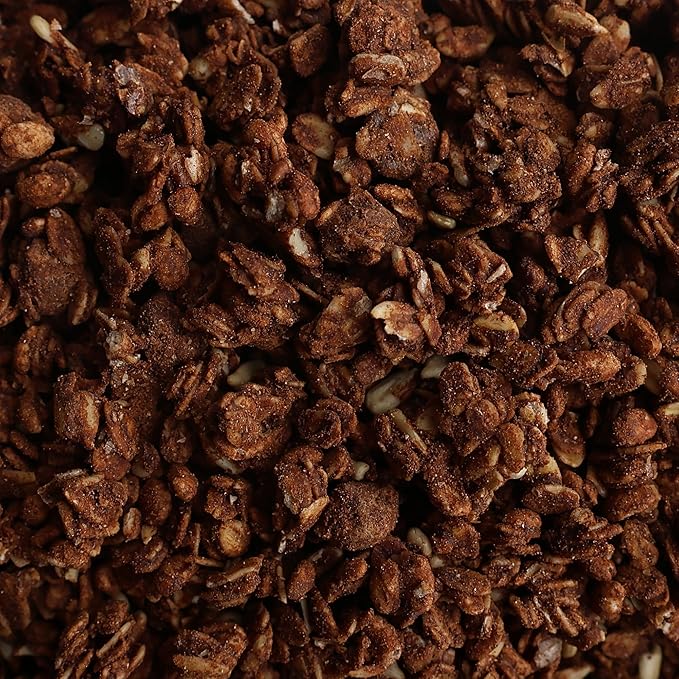 Grandy Organics Dark Chocolate Sea Salt Granola, Certified Organic Granola, Gluten Free, Non-GMO, Certified Kosher, Plant Based Protein, 12oz Each, Pack of 3
