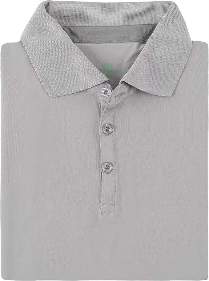 Mio Marino Golf Polo Shirts for Men - Dry Fit - Ultra-Thin Breathable Fabric