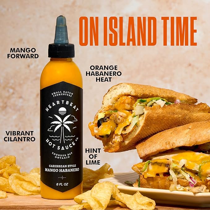 Heartbeat Hot Sauce Co. | Mango Habanero, 6 oz.