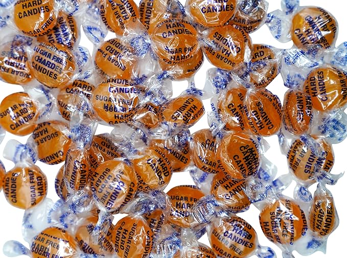 Sugar Free Butterscotch Candy Buttons - 2.5 lbs of Individually Wrapped Hard Sucking Candy